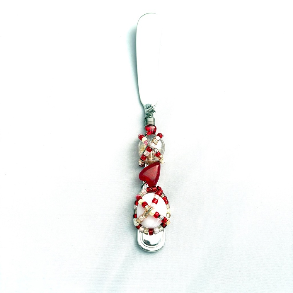 La-Di-Da Designs Glass Beaded Serving Utensil: Spreader